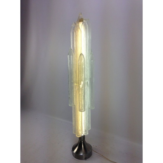 Image 1 of Lampadaire italien vintage Mazzega en verre de Murano par Carlo Nason, Italie 1960-1970