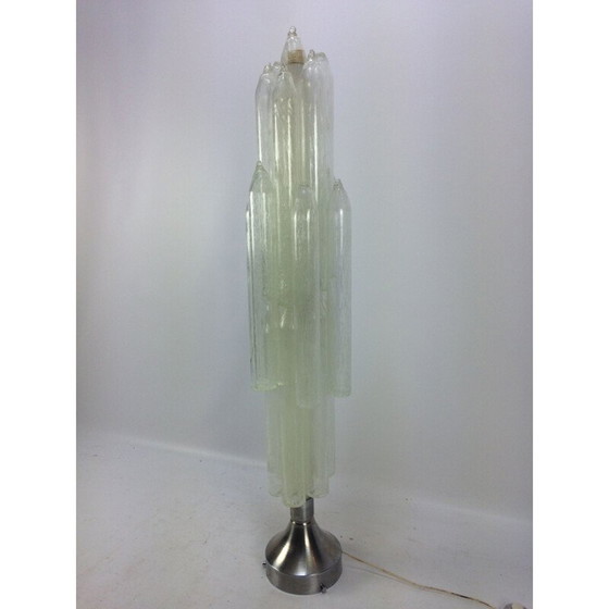Image 1 of Lampadaire italien vintage Mazzega en verre de Murano par Carlo Nason, Italie 1960-1970