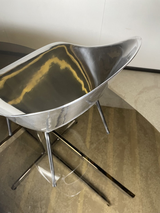 Image 1 of Chaise Tulipe Guariche En Aluminium 