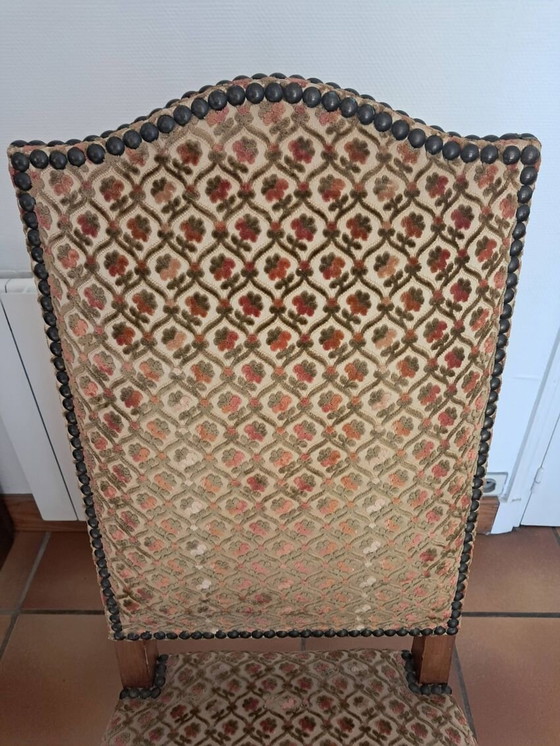 Image 1 of Six Chaises De Salle À Manger Françaises De Style Os De Mouton