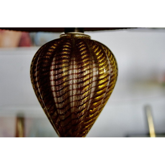 Image 1 of Lampe de table vintage pour Barovier et Toso, Italie 1960