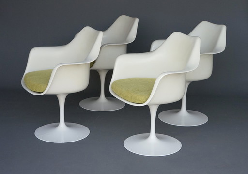 Chaises tulipes vintage de Knoll International, années 1960, ensemble de 8
