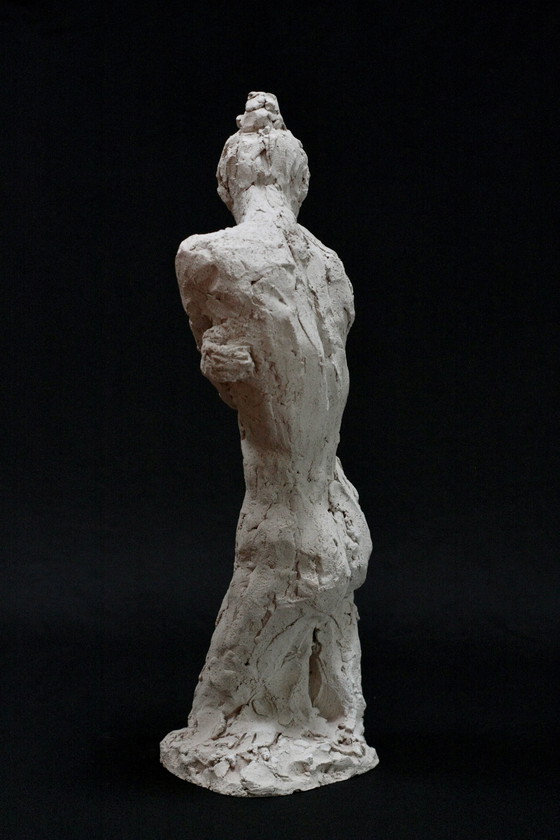 Image 1 of Yolane Ide (1931) - Sculpture en terre cuite d'une femme nue, C.1960S