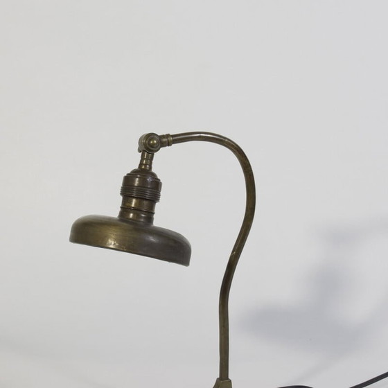 Image 1 of Lampe vintage art nouveau en bronze, années 1920