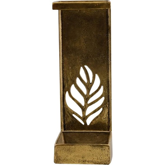 Image 1 of Porte-parapluie vintage en laiton et bronze, Allemagne 1970