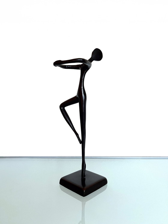 Image 1 of Vintage Ikea Bodrul Khalique Bronze Ballet Dancer (2000)