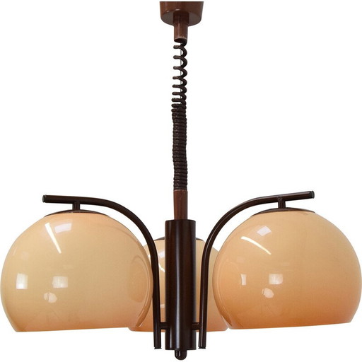 Lustre réglable du Mid Century, Hongrie, années 1970