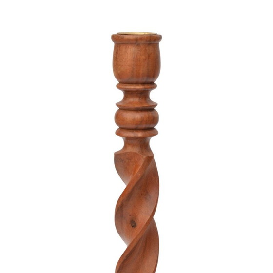Image 1 of Chandelier vintage en bois de rose, Danemark 1970