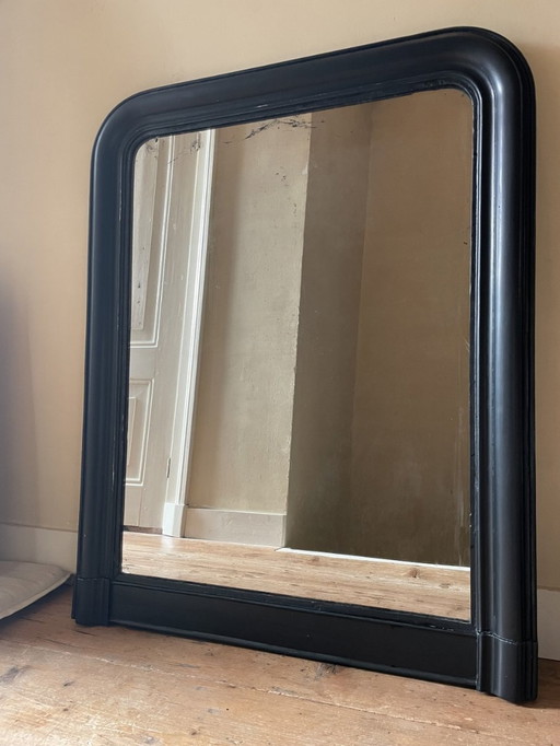 Miroir 19ème siècle Louis Philippe Français 106 Cm.