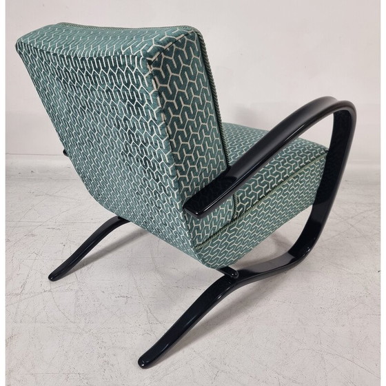Image 1 of Fauteuil vintage H 269 avec table araignée par Jindřich Halabala pour Up Zavody, Tchécoslovaquie 1940