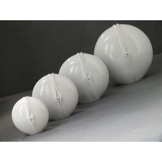 Image 1 of Sculpture 4 vases en porcelaine vintage par Elisabeth Pott-Bischofberger, Allemagne 1980
