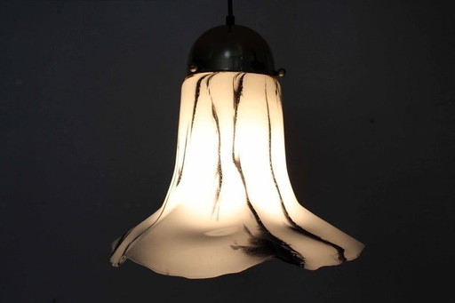 Lampe pendante en verre de Peill & Putzler, modèle Petunia