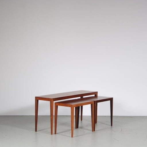 Tables gigognes Severin Hansen pour Haslev, Danemark 1960