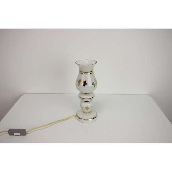 Image 1 of Lampe de table en verre vintage, Allemagne 1980