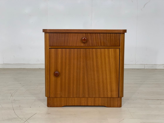 Image 1 of Mid Century table de chevet commode vintage