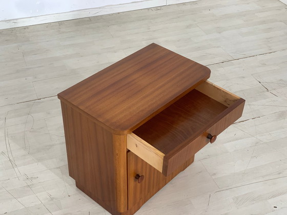 Image 1 of Mid Century table de chevet commode vintage