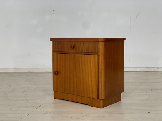 Image 1 of Mid Century table de chevet commode vintage