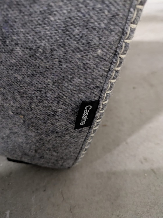 Image 1 of  Cassina Armchair 637 Utrecht (New-Never Used) In Grey Wool