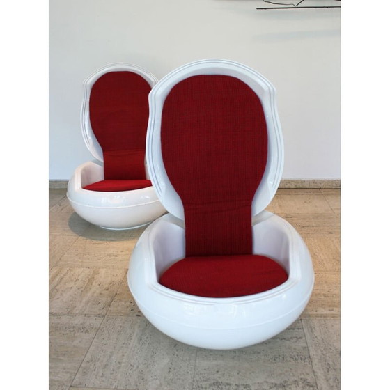 Image 1 of Fauteuil Garden Egg vintage par Peter Ghyczy pour VEB Synthese-Werk, 1968