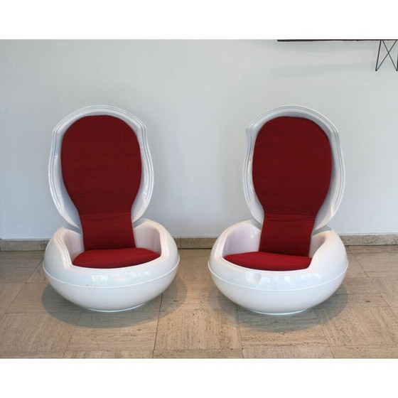 Image 1 of Fauteuil Garden Egg vintage par Peter Ghyczy pour VEB Synthese-Werk, 1968