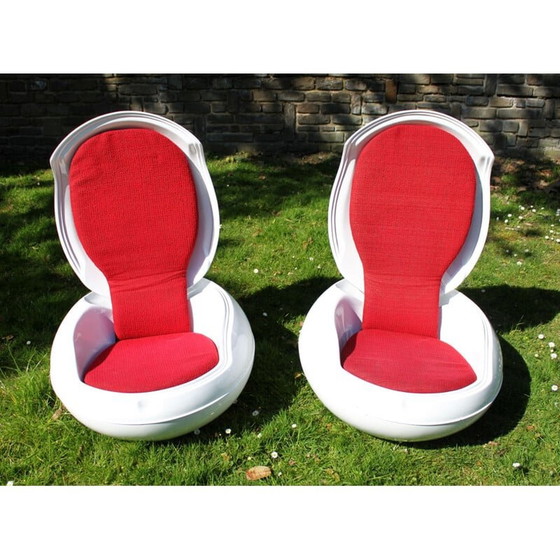 Image 1 of Fauteuil Garden Egg vintage par Peter Ghyczy pour VEB Synthese-Werk, 1968