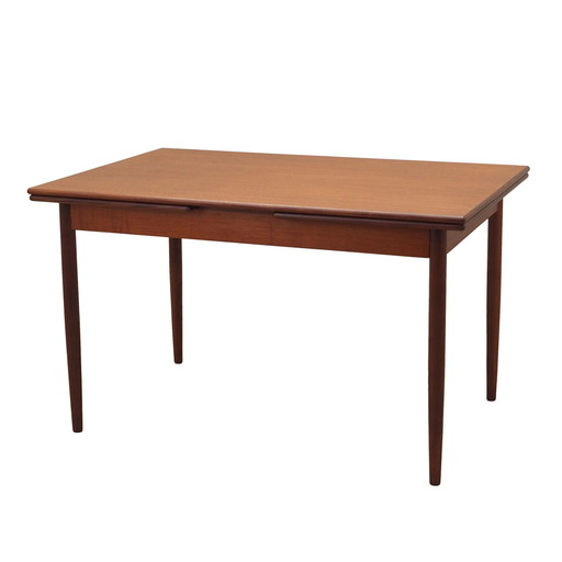 Table en teck, Design danois, 1970S, Production : Danemark