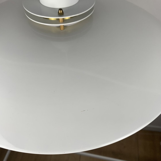 Image 1 of Grande lampe suspendue danoise Ab Belid avec poignée, blanche, 1970/80