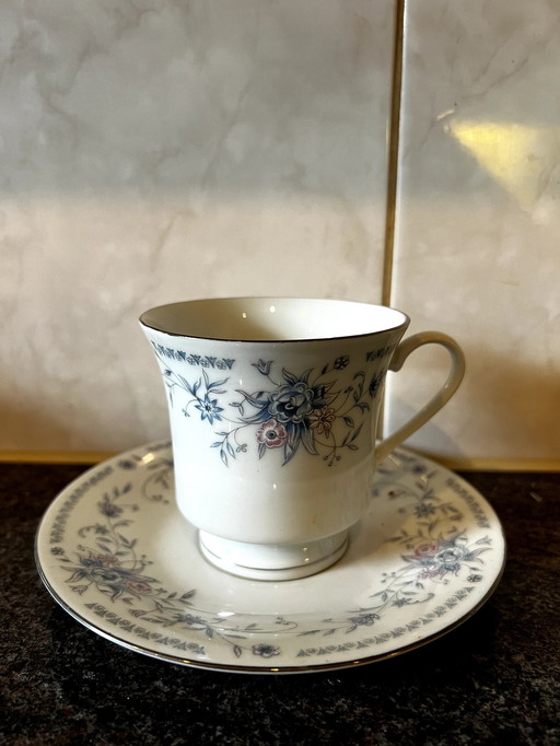 Tasse et soucoupe en porcelaine chinoise