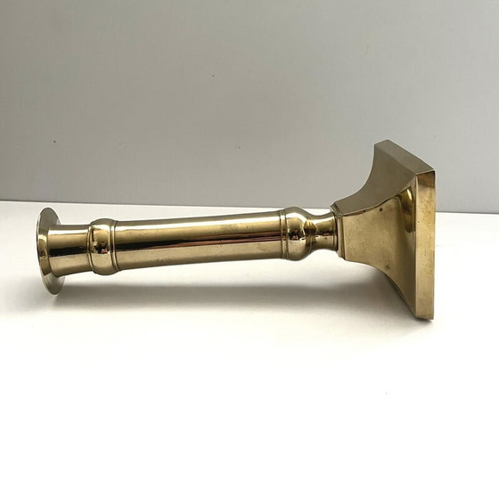 Image 1 of Chandelier vintage en laiton, Allemagne