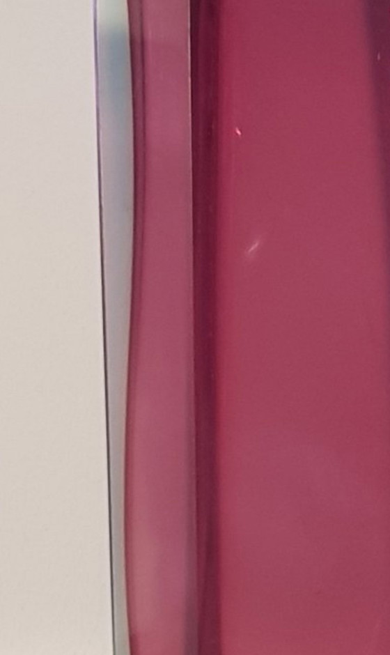 Image 1 of Vase en verre de Murano Sommerso, 1960S