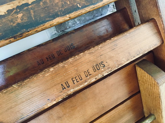 Image 1 of Chaises Pliantes Chalet "Au Feu De Bois"