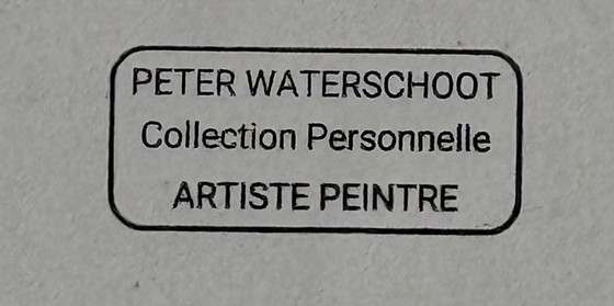 Image 1 of Peter Waterschoot 1969-2022 Magnifique Peinture Hommage À Rik Wouters