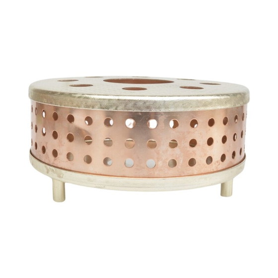 Image 1 of Chauffe-plats vintage en cuivre, Allemagne 1970