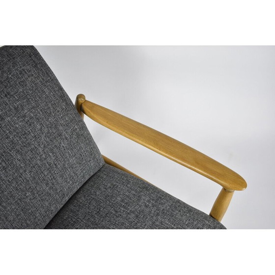 Image 1 of Fauteuil vintage polonais GFM64, design E.Homa, gris années 1960