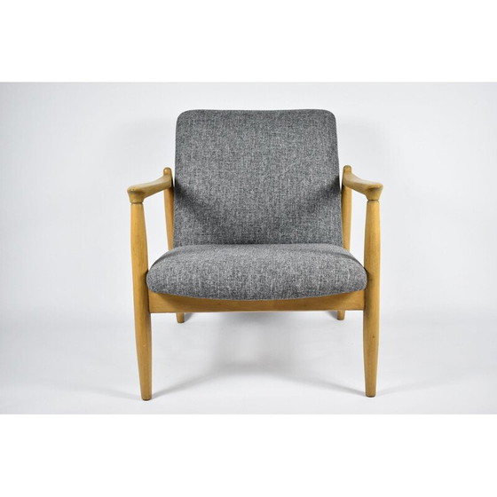 Image 1 of Fauteuil vintage polonais GFM64, design E.Homa, gris années 1960