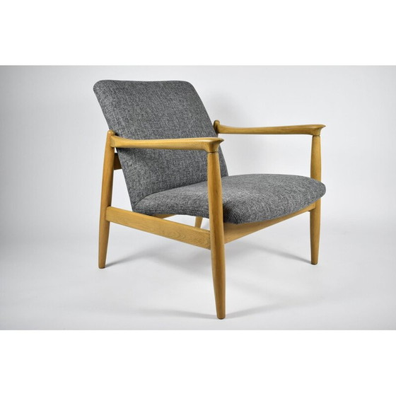Image 1 of Fauteuil vintage polonais GFM64, design E.Homa, gris années 1960