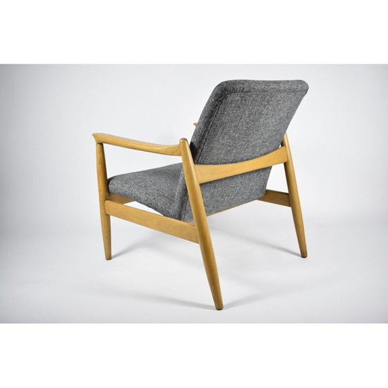Image 1 of Fauteuil vintage polonais GFM64, design E.Homa, gris années 1960