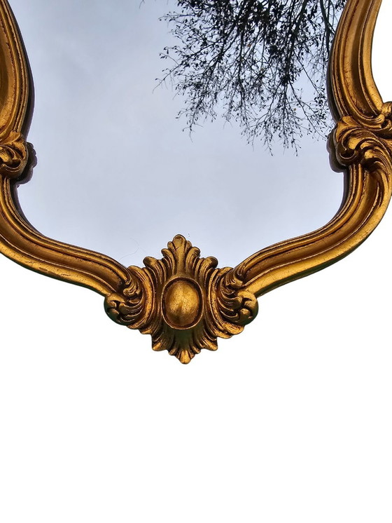 Image 1 of Miroir Style Louis Xv Doré