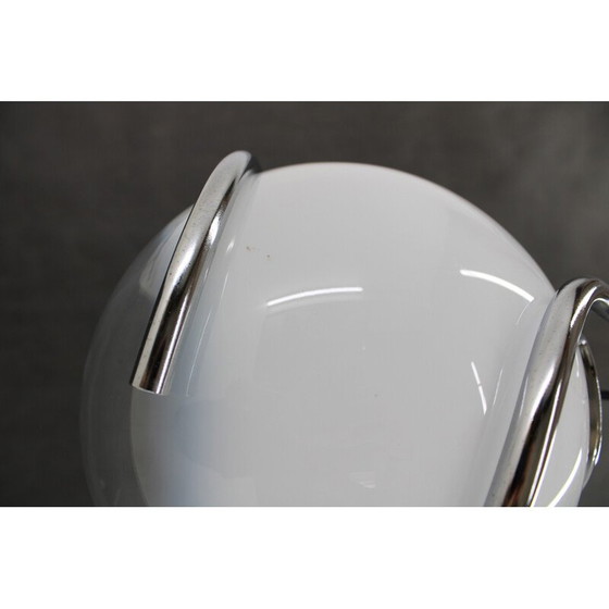 Image 1 of Lampe suspendue vintage en verre de Murano par Fabio Lenci pour Guzzini, Italie, années 1970