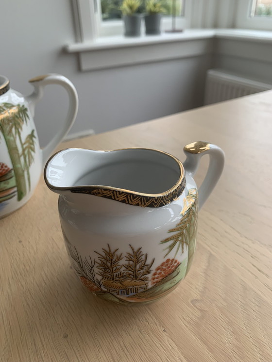 Image 1 of Service à thé en porcelaine japonaise Hayashi Kutani