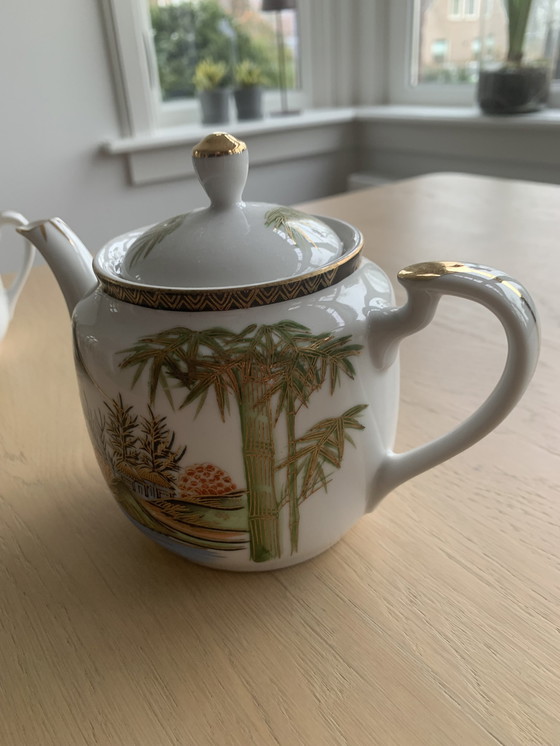 Image 1 of Service à thé en porcelaine japonaise Hayashi Kutani