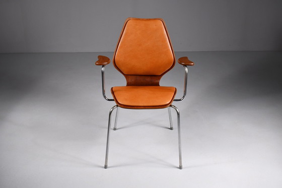 Image 1 of Fauteuil vintage par Øivind Iversen pour Møre Lenestolfabrikk, Norvège 1956