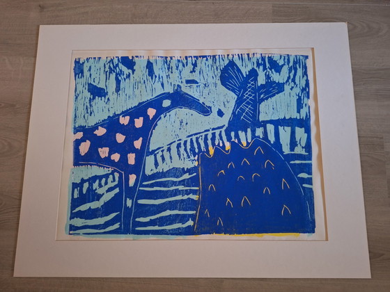 Image 1 of Œuvre d'art Gouache Marieke Van Der Schaar