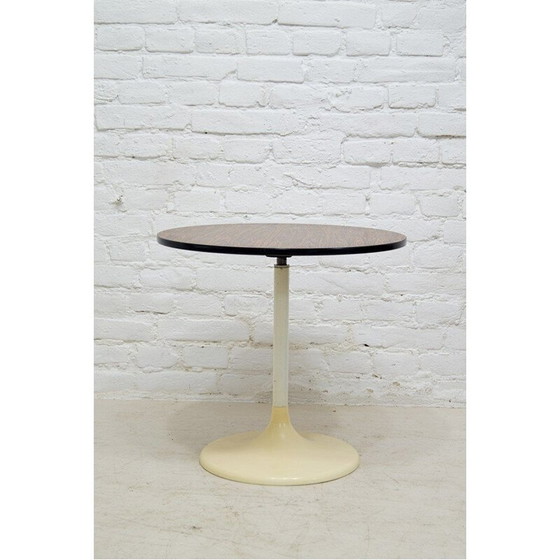 Image 1 of Table basse vintage en acier et plastique "Tulipe" pour Lusch Erzeugnis, 1960