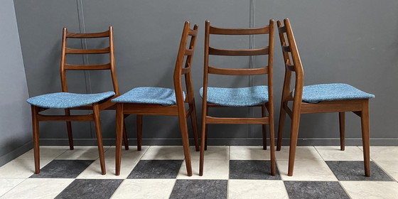 Image 1 of Ensemble de 4 chaises de salle à manger Casala 1960S