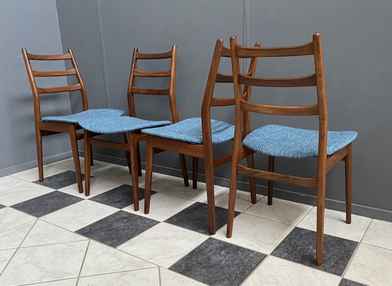 Image 1 of Ensemble de 4 chaises de salle à manger Casala 1960S