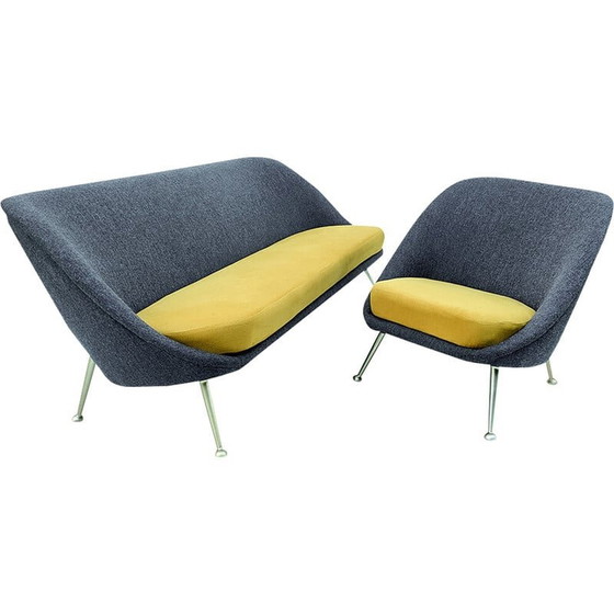 Image 1 of Ensemble de salon Mid Century "Egg design", années 1960