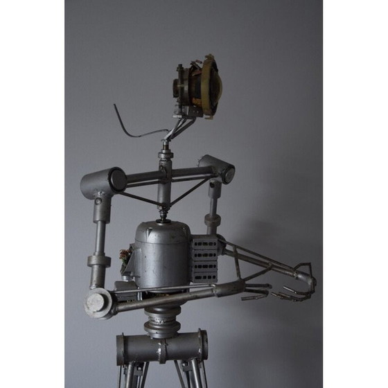 Image 1 of Vintage Sculpture art brutaliste Robot Cyclope