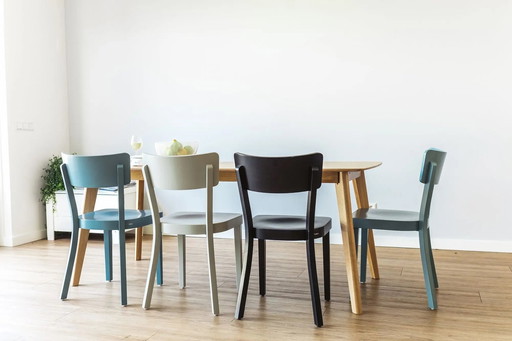 Fameg Fergus Wooden Dining Chairs (Set) In 3 Colours