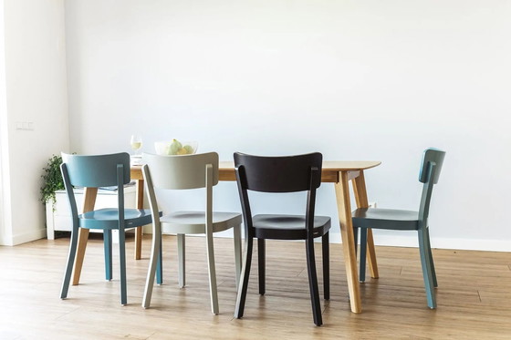 Image 1 of Fameg Fergus Wooden Dining Chairs (Set) In 3 Colours